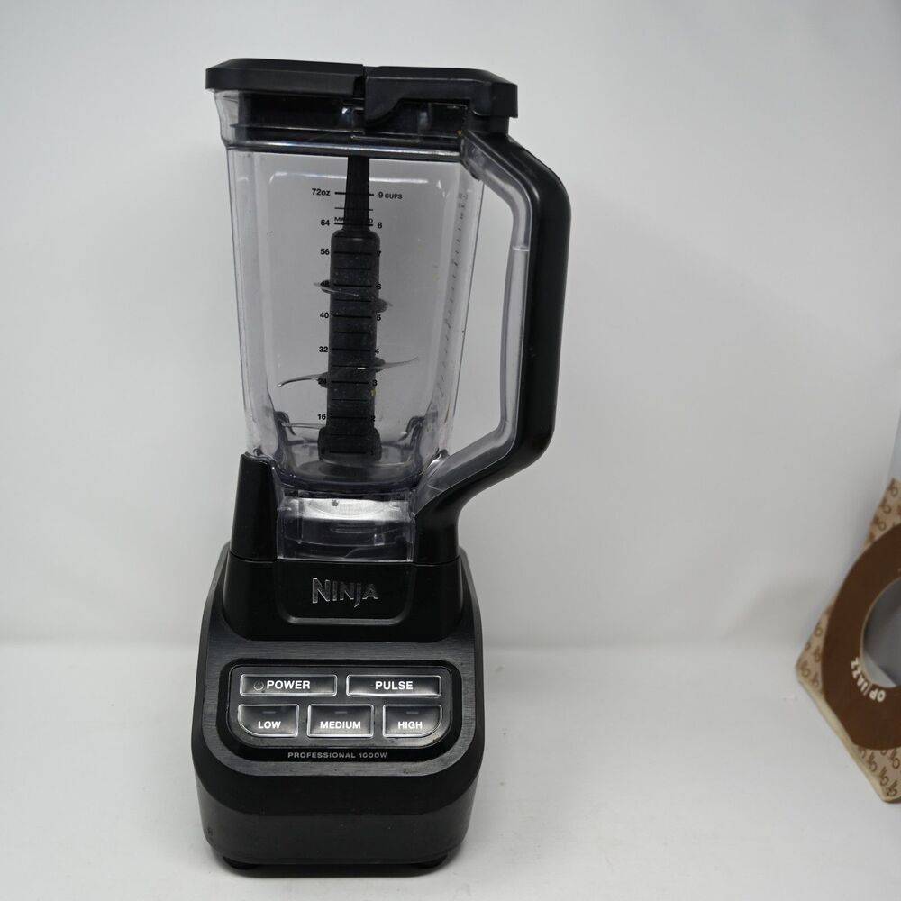 Ninja Professional 1000W Blender BL610 Pitcher Tested Working